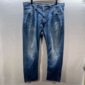 Levi’s 505 Straight Leg Jeans Mens 38/30 Blue Denim Cool Comfy 2842‎